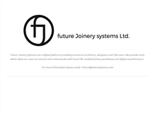 Tablet Screenshot of joinerysystems.com